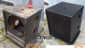 TuffCab speaker paint - AMAZING transformation!