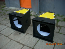 TuffCab speaker paint - Trapezoidal Boxes