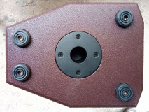 TuffCab speaker paint - Wine Red speaker refurb