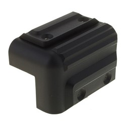 Large Ribbed Stackable Plastic Corner - 84 x 52 mm